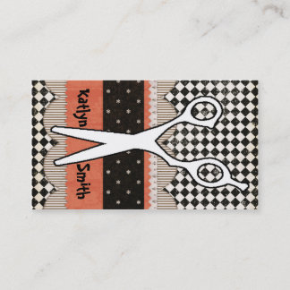 Haar-Scheren, Haar-Stylist, Geschäfts-Karte Terminkarte