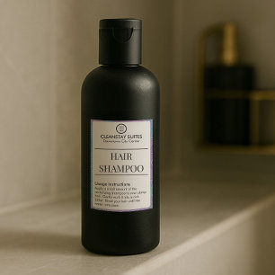 Haar Shampoo Wasserdichte Ausstattung Container-Et Lebensmitteletikett