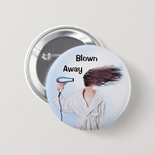 Haar-Spaß Button