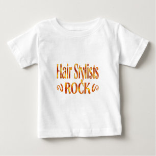 Haar-Stylist-Felsen Baby T-shirt