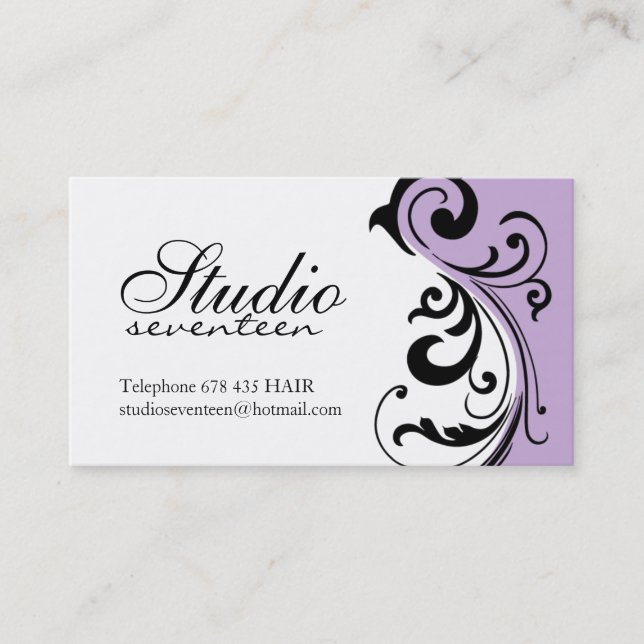 Haar-Stylist-Geschäfts-Karten Terminkarte (Vorderseite)