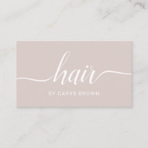 Haar-Stylist handgeschriebene Minimalistische