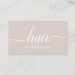 Haar-Stylist handgeschriebene Minimalistische Visitenkarte