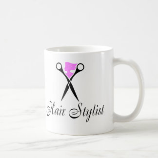 Haar-Stylist (Rosa/Scheren) Kaffeetasse