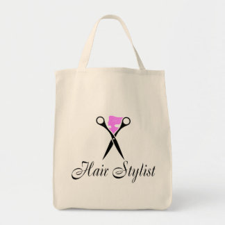 Haar-Stylist (Rosa/Scheren) Tragetasche