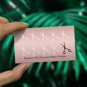 Haar-Stylist Scissors Treuekarte