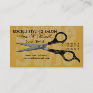 Haar-Stylist-Verabredungs-Salon-moderne Typografie Terminkarte