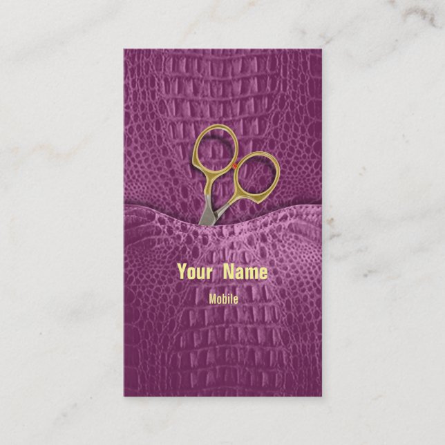 Haar-Stylist Visitenkarte (Vorderseite)