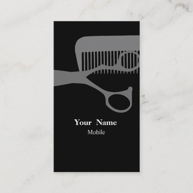 Haar-Stylist Visitenkarte (Vorderseite)
