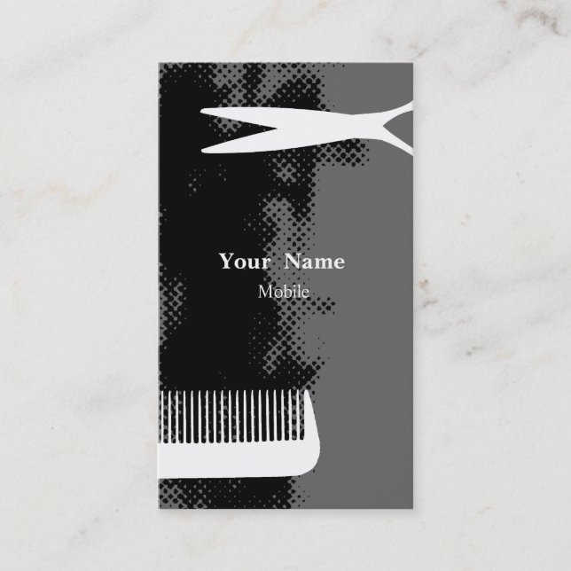 Haar-Stylist Visitenkarte (Vorderseite)