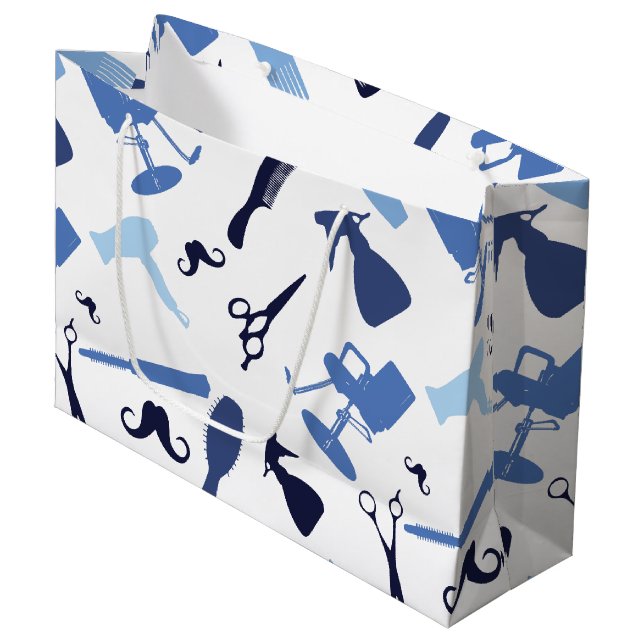 Haar-Stylist-Werkzeugrüttler Große Geschenktüte (Vorderseite Schrägansicht)