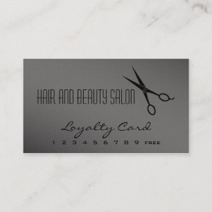 Haar und Schönheits-Salon-Loyalitäts-Karte - Treuekarte