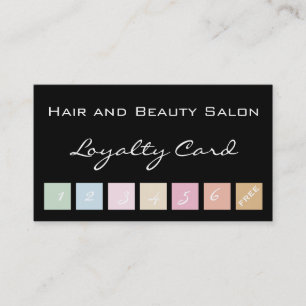 Haar und Schönheits-Salon-Loyalitäts-Karte Treuekarte