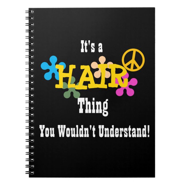 Haar-Zeitschrift Notizblock (Vorderseite)