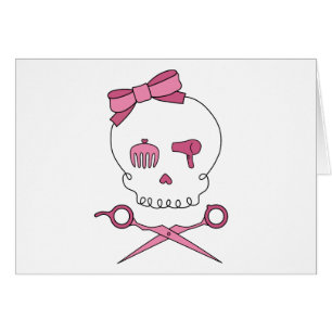 Haar-zusätzlicher Schädel u. Scissor gekreuzte