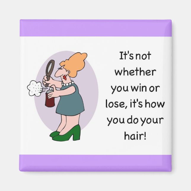 Haarartikel Magnet (Vorne)