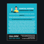 Haarausfall, Dermatologe, Klinik für Dermatologie Flyer<br><div class="desc">Haarausfall,  Dermatologe,  Klinik für Dermatologie,  Flyer für Werbung beim Visitenkarten-Store.</div>