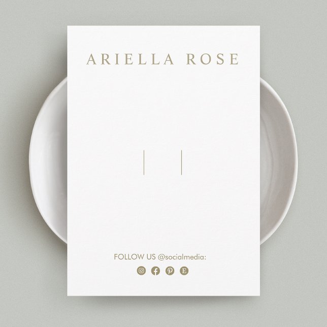 Haarbow-Haarbogenklammer Anpassbare Social Media Begleitkarte (Von Creator hochgeladen)