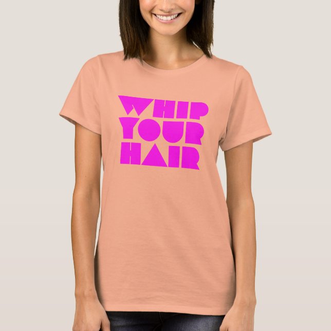Haare hüpfen T-Shirt (Vorderseite)