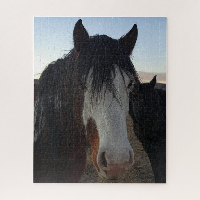 Haare im Augen-Puzzle Puzzle (Vertikal)