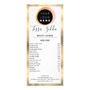 Haare Makeup Nägel Manicure Pediküre Wellness Werbekarte