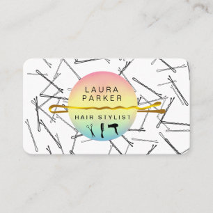 Haare Stylist Makeup Artist Bobby Buttons Salon Go Visitenkarte