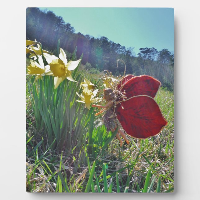 Haare und gelbe Blumen Fotoplatte (Vorderseite)