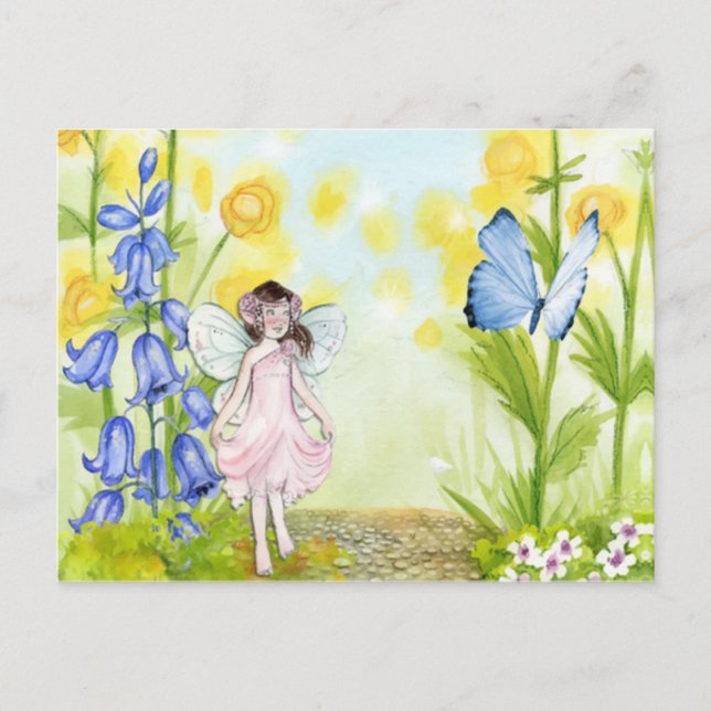 Haare und Schmetterlinge Postkarte (Vorderseite)