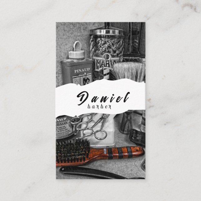 Haarfachleute - Ihre Unterschrift Visitenkarte (Vorderseite)