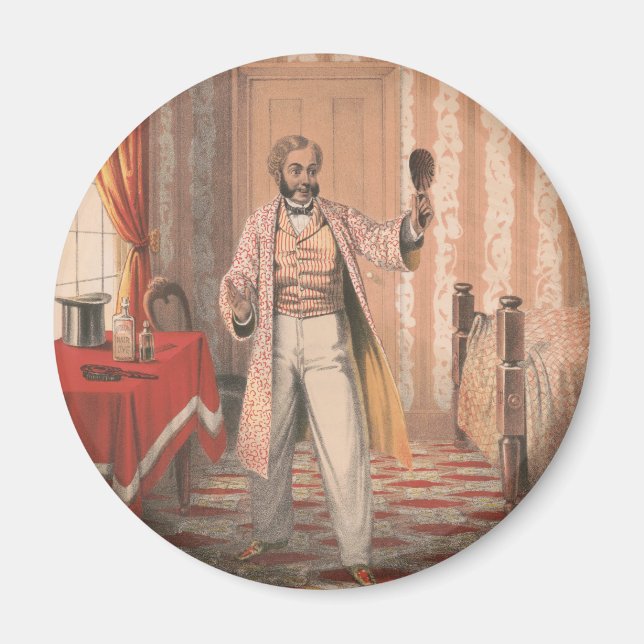 Haarfärbemittel, Circa 1864 Magnet (Vorne)