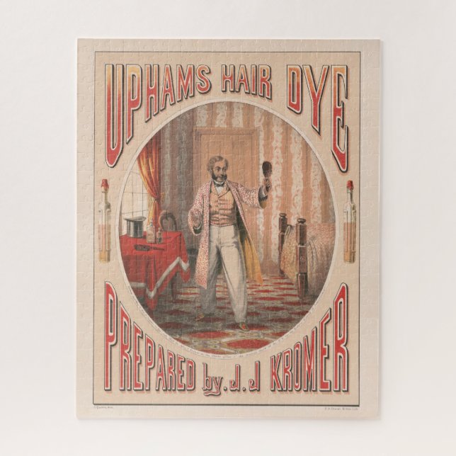 Haarfärbemittel, Circa 1864 Puzzle (Vertikal)