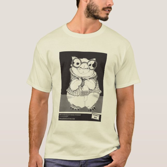 Haarig-Gerochenes Nordwombat durch JooYoung Choi T-Shirt (Vorderseite)