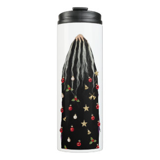 Haariger Weihnachtsbaum - 2027 Haute Couture Haar- Thermosbecher