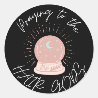 Haarkleber Runder Aufkleber