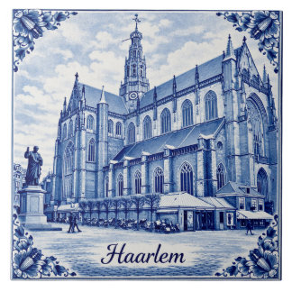 Haarlem-Kirche Delft Blau Keramikfliese
