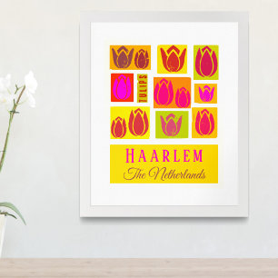 Haarlem Tulips Niederlande Holland Poster