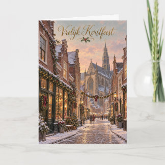 Haarlem Winterstraat Frohe Weihnachten