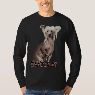 Haarlose chinesische Schopfhund-Mutter-Vater-Schön T-Shirt
