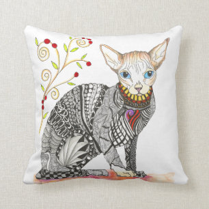 Haarlose Sphynx Dekorative Kissen