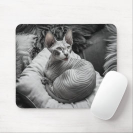 Haarlose Sphynx-Katze Mousepad