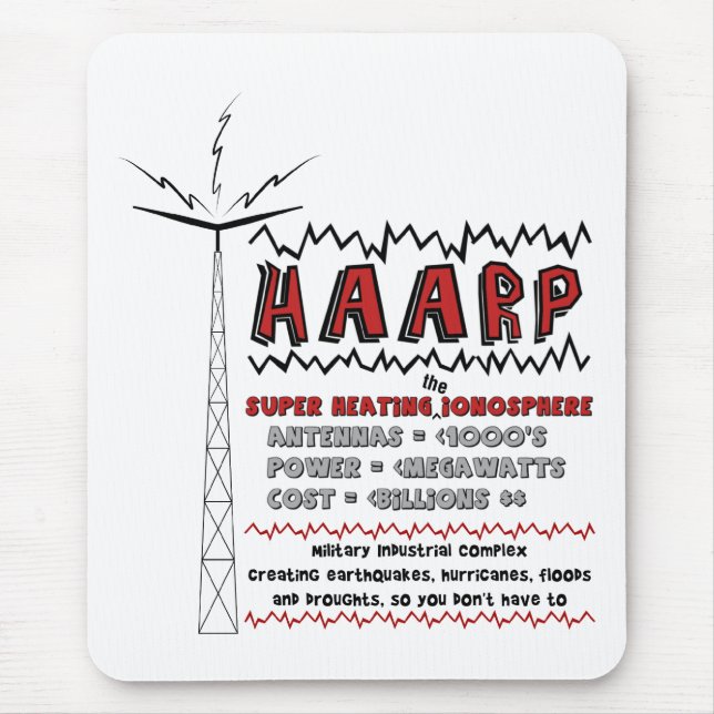 HAARP Super Heizung der ionosphären Mousepad (Vorne)