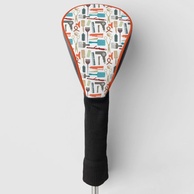 Haarpflege-Muster Golf Headcover (Vorderseite)