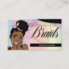 Haarsalon, Brader Stylist, Geflecht, Hübsche Paste Visitenkarte