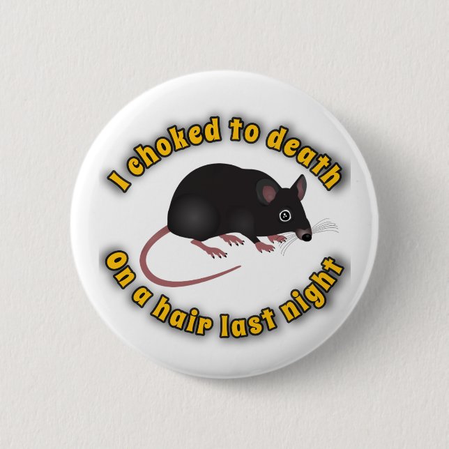 Haarschmerzknopf Button (Vorderseite)