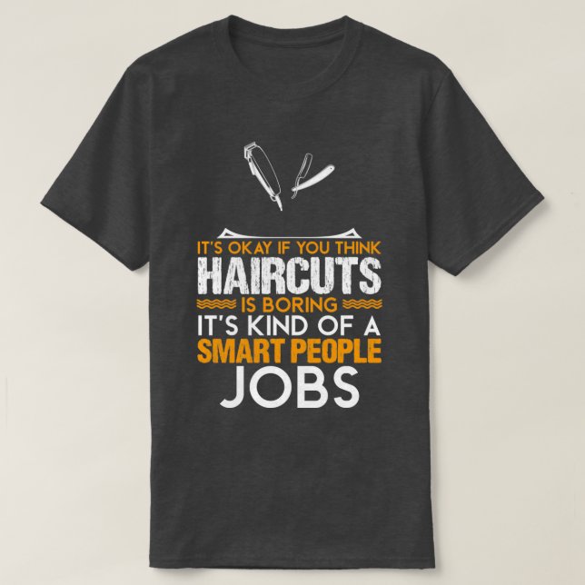 Haarschnitte Funny Design für Geschenk 9 T-Shirt (Design vorne)