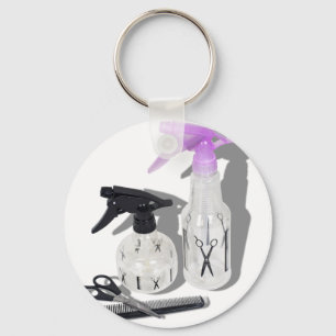 HaarschnittSprayFlasche060910Schatten Schlüsselanhänger