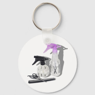 HaarschnittSprayFlasche060910Schatten Schlüsselanhänger