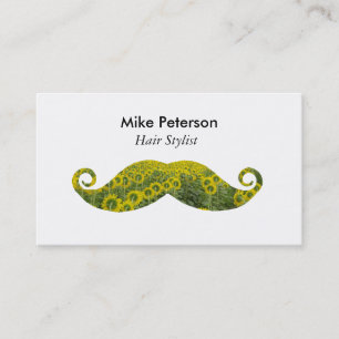 Haarstollen 8,9 cm x 5,1 cm, Unterschrift UV-Matte Visitenkarte