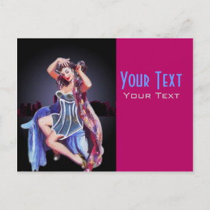 Haarstühle - Postkarte