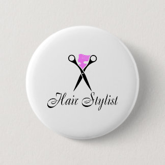 Haarstühle (Rosa/Schere) Button